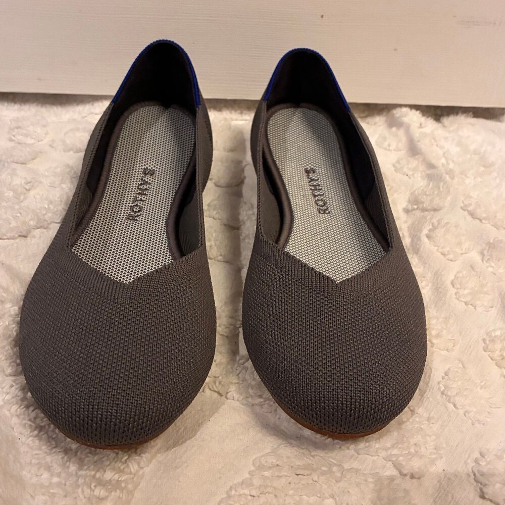 Rothy’s Gray Ballet Flats Size 8.5